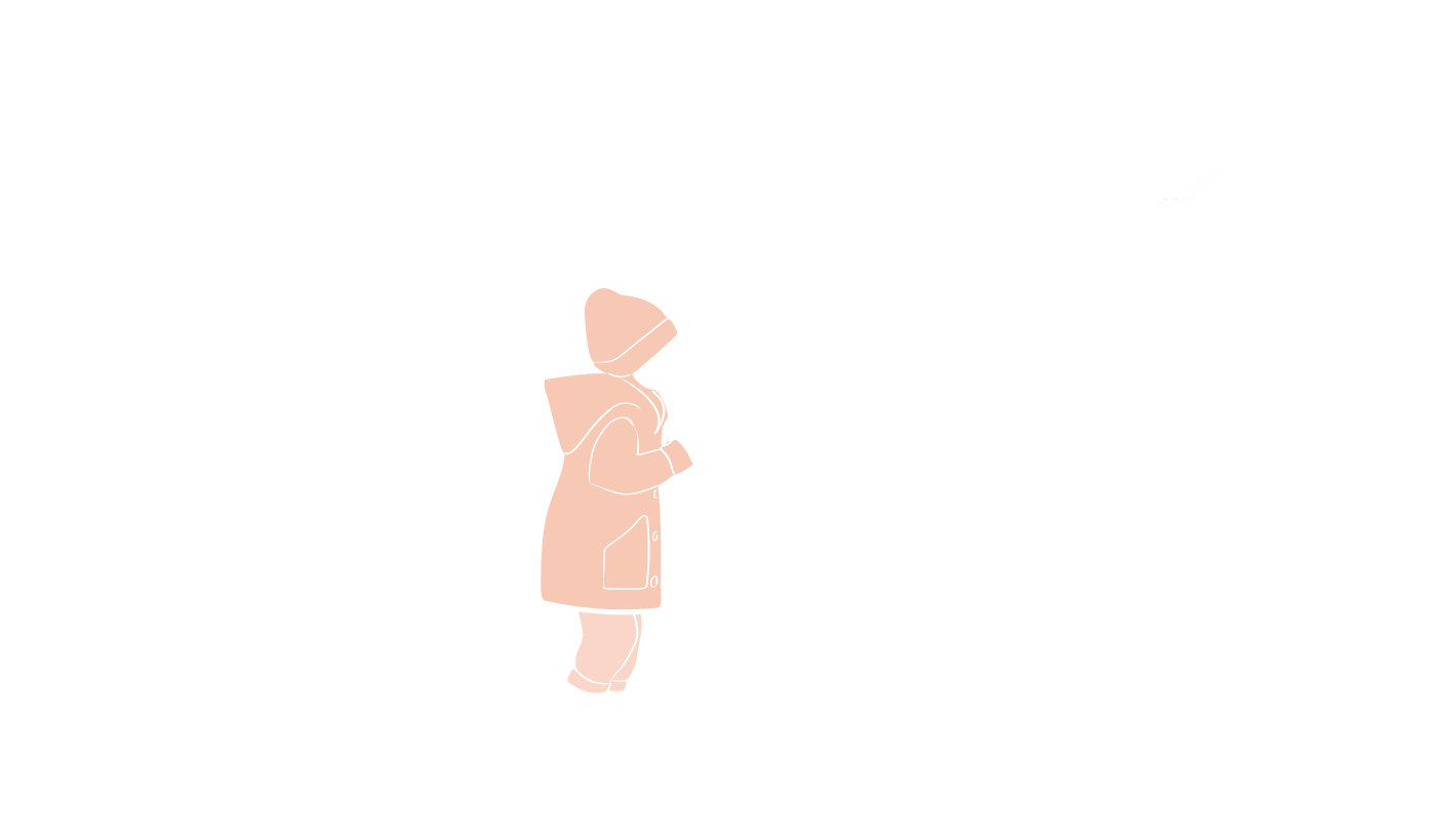 Woman and child on scooter rose